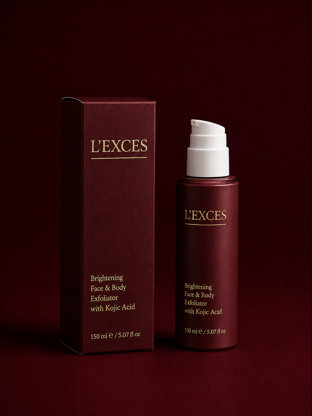 Brightening Face & Body Exfoliator with Kojic Acid